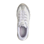 Tenis Mujer Skechers D'Lites Smooth Nostalgia - Blanco/Gris