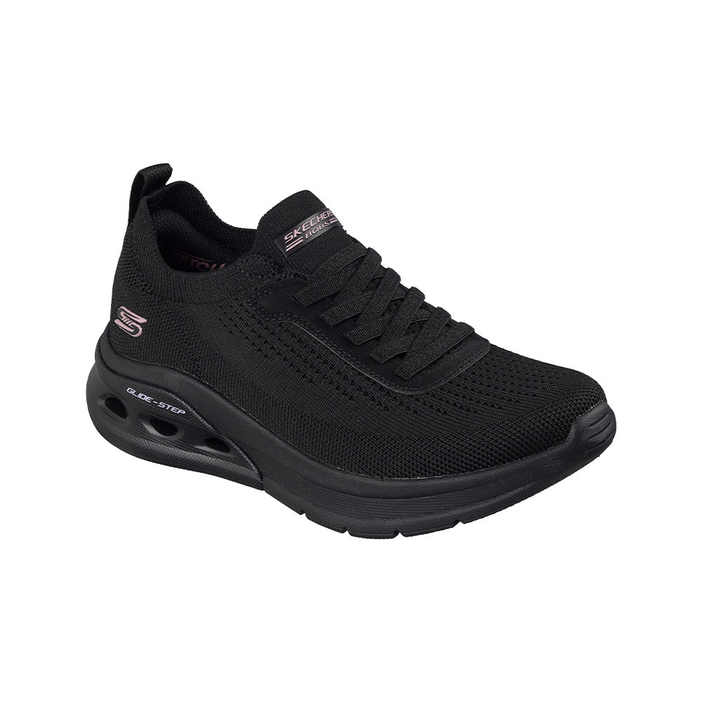 Tenis Skechers Mujer Bobs Arc Waves 2.0 Now Sprint - Negro