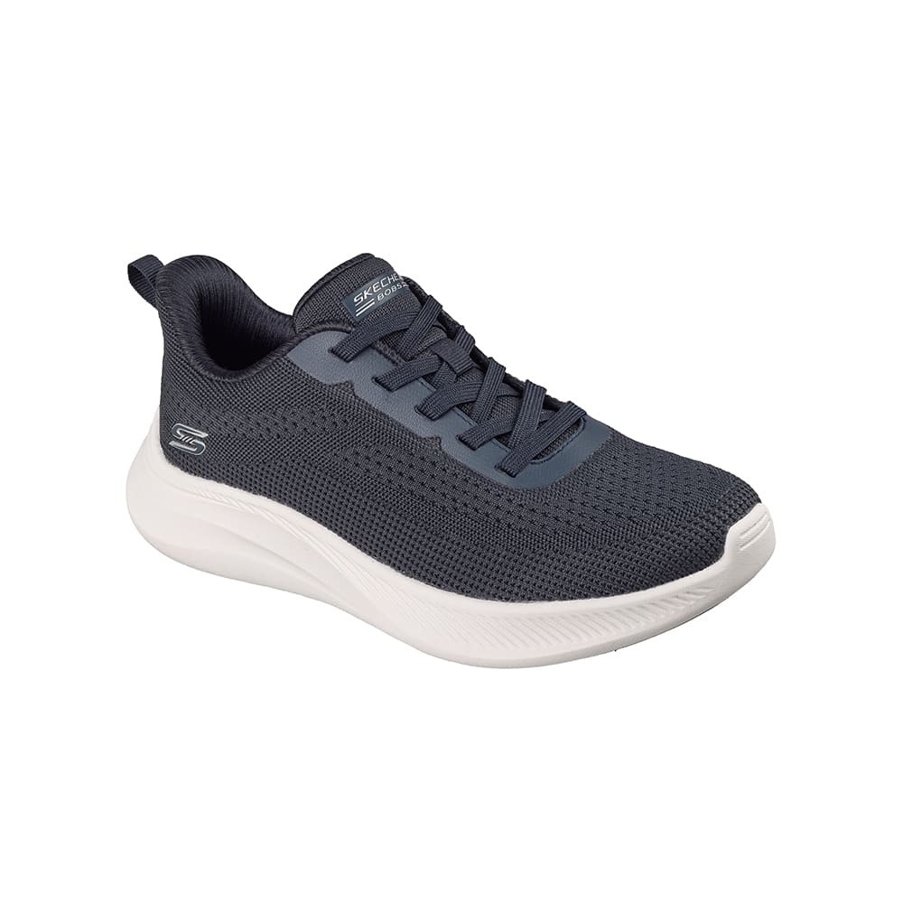 Tenis SkechersMujer Engineered Knit Lace Up- Azul