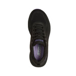 Tenis SkechersMujer Knit Mesh Lace Up- Negro