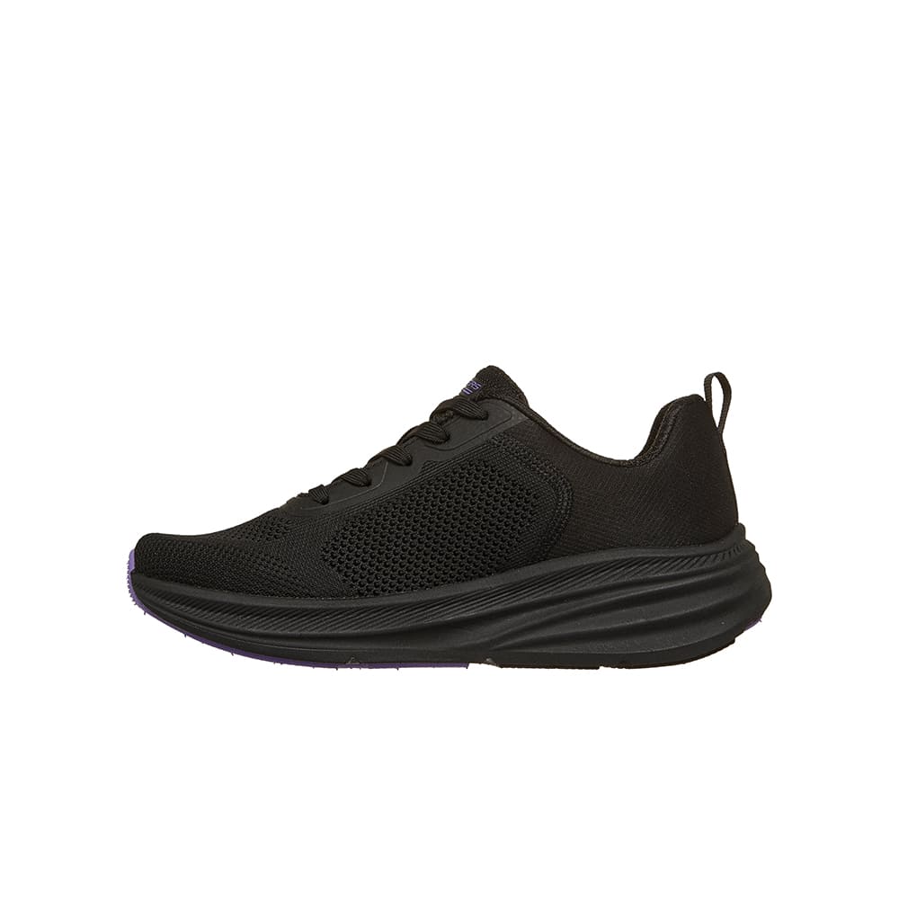 Tenis SkechersMujer Knit Mesh Lace Up- Negro