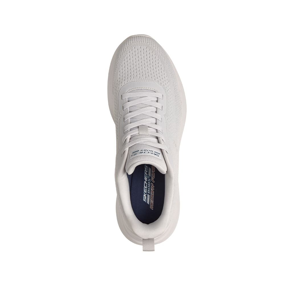 Tenis SkechersHombre Textured Engineered Knit- Blanco