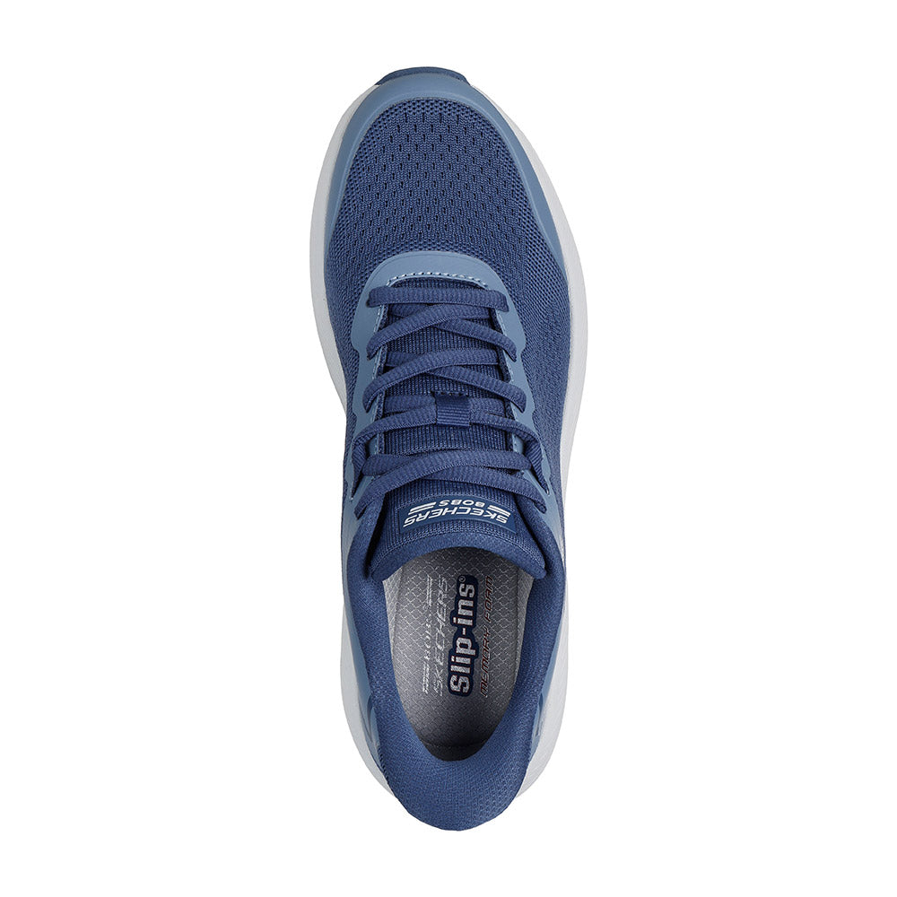 Tenis Skechers Hombre Bobs Skillz - Azul Marino