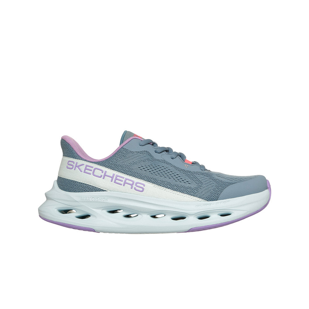 Tenis Skechers Mujer Max Cushioning Glide-Step - Azul