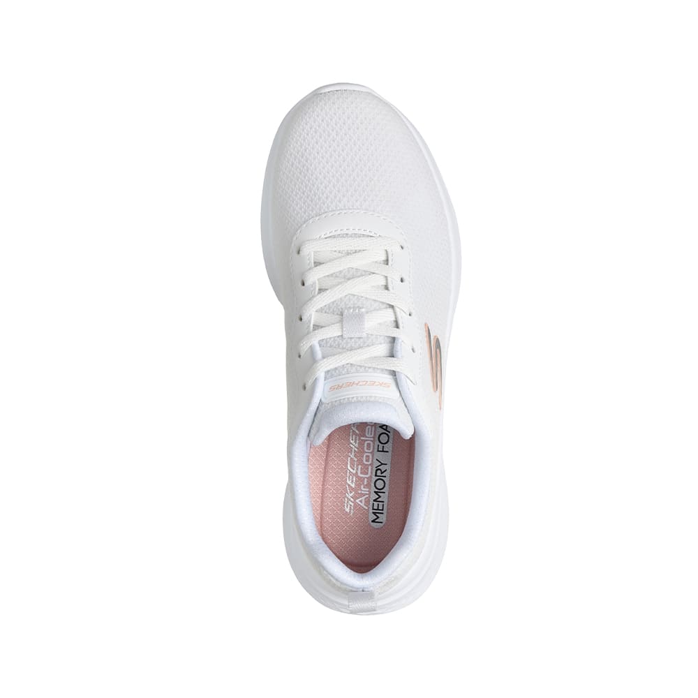 Tenis SkechersMujer Breathable Monomesh Lace- Blanco