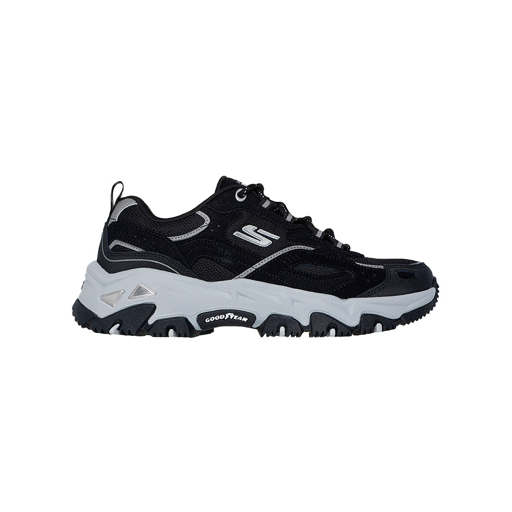 Tenis Mujer Skechers D Lites Hiker Negro-Gris