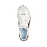 Tenis SkechersMujer Duraleather Metallic Popped- Blanco