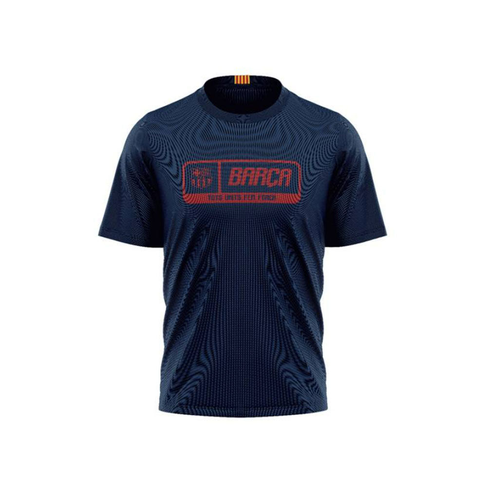 Camiseta Deportiva Hombre Barcelona - Azul