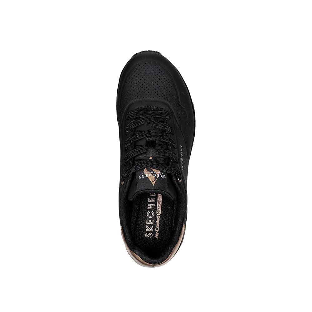 Tenis Mujer Skechers Uno Golden Air - Negro