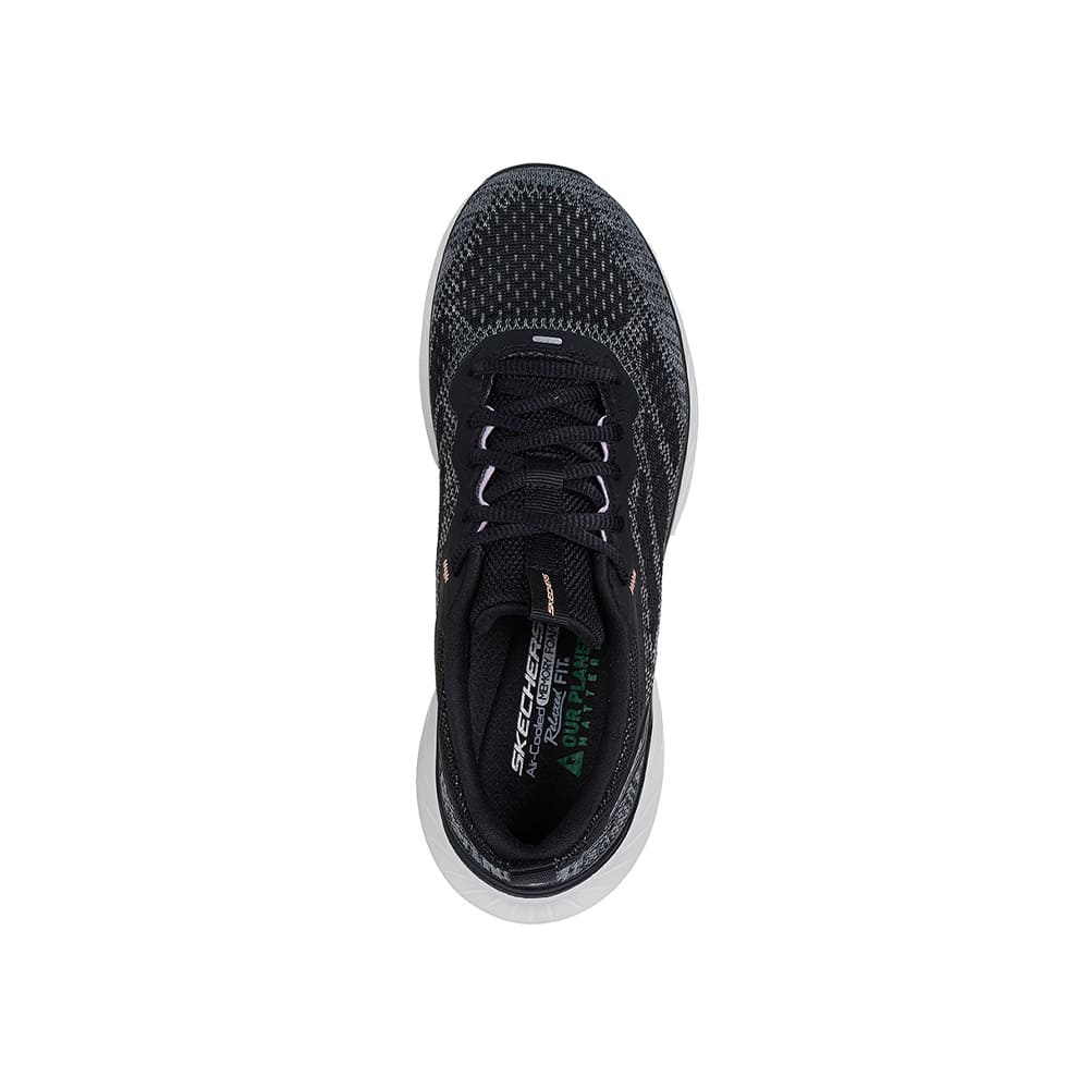 Tenis Mujer Skechers Edgerire Power Flow - Negro