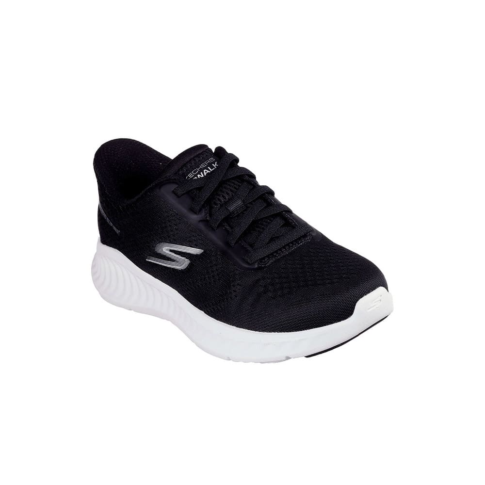 Tenis Skechers Mujer Go Walk Now - Negro - Blanco