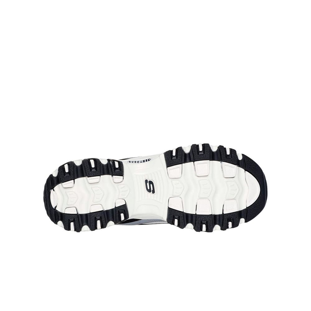 Tenis Mujer Skechers D'Lites Smooth Nostalgia - Negro