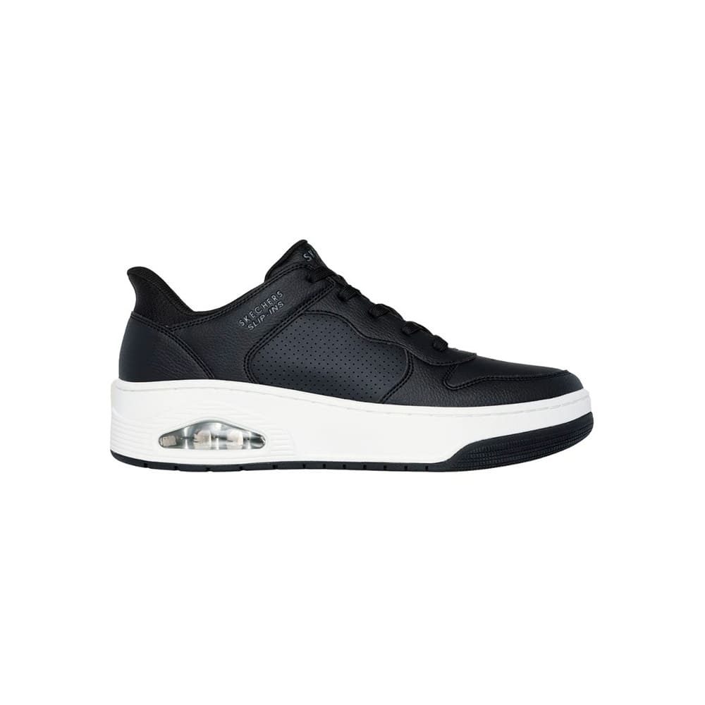 Tenis Hombre Skechers Uno Court Acacia - Negro - Blanco