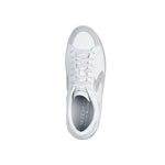 Tenis Mujer Skechers Hiland Quite Chic - Blanco - Plateado