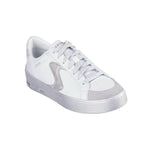 Tenis Mujer Skechers Hiland Quite Chic - Blanco - Plateado