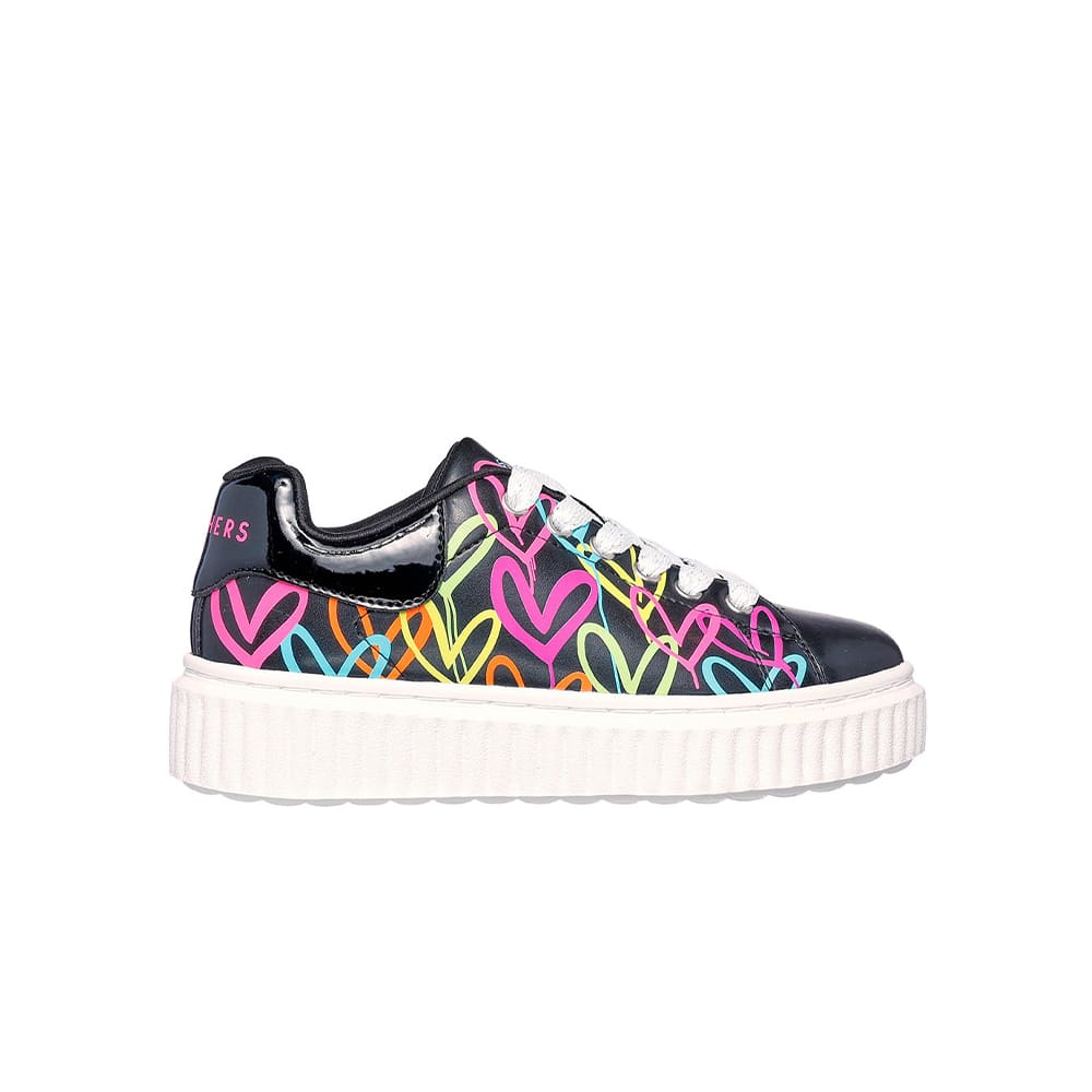 Tenis Mujer Skechers Hi-Ridge Heart Takeover - Negro