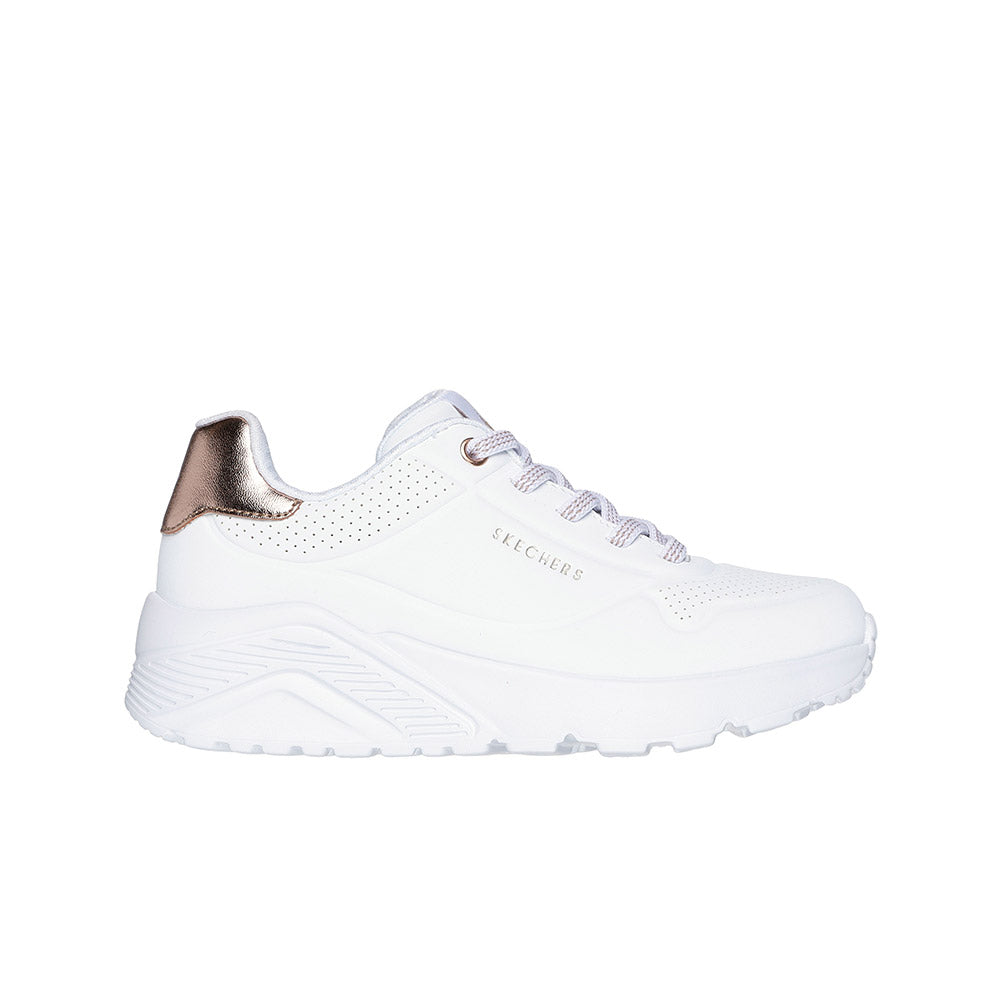 Tenis Skechers Mujer Uno Lite - Blanco