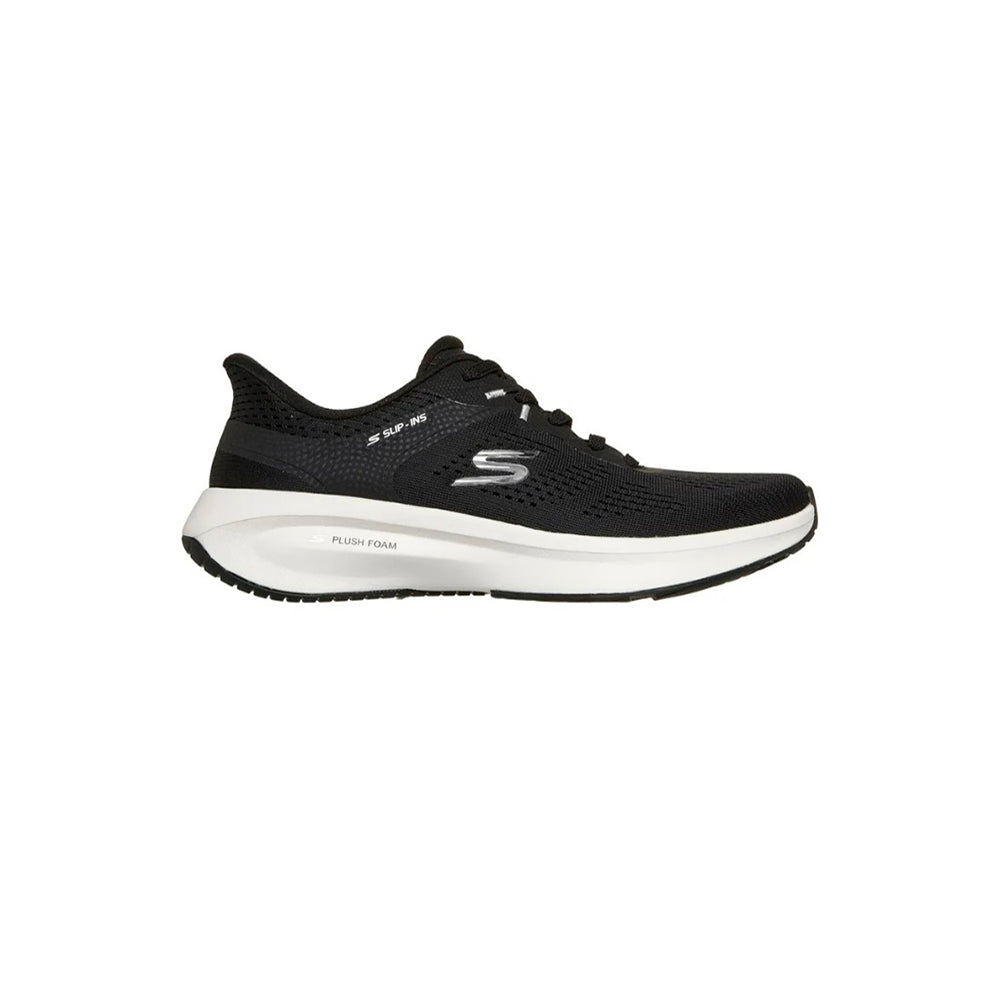 Tenis SkechersMujer Engineered Mesh Lace-Up- Negro