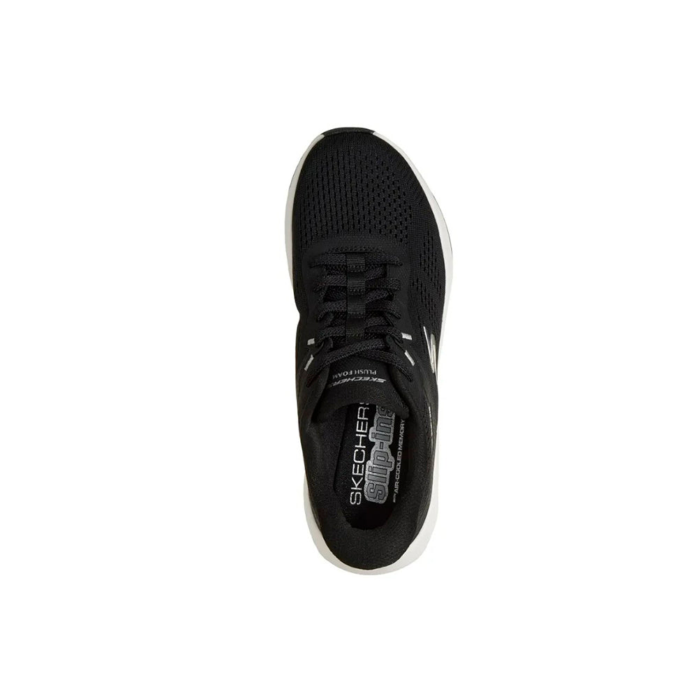 Tenis SkechersMujer Engineered Mesh Lace-Up- Negro