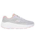 Tenis Mujer Skechers GO RUN Now - Gris Claro con Blanco