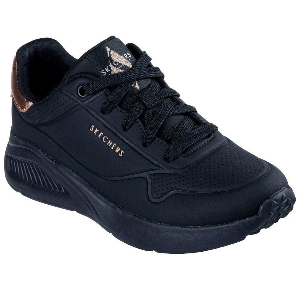 Tenis Mujer Skechers Uno Lite Shimmeralong - Negro
