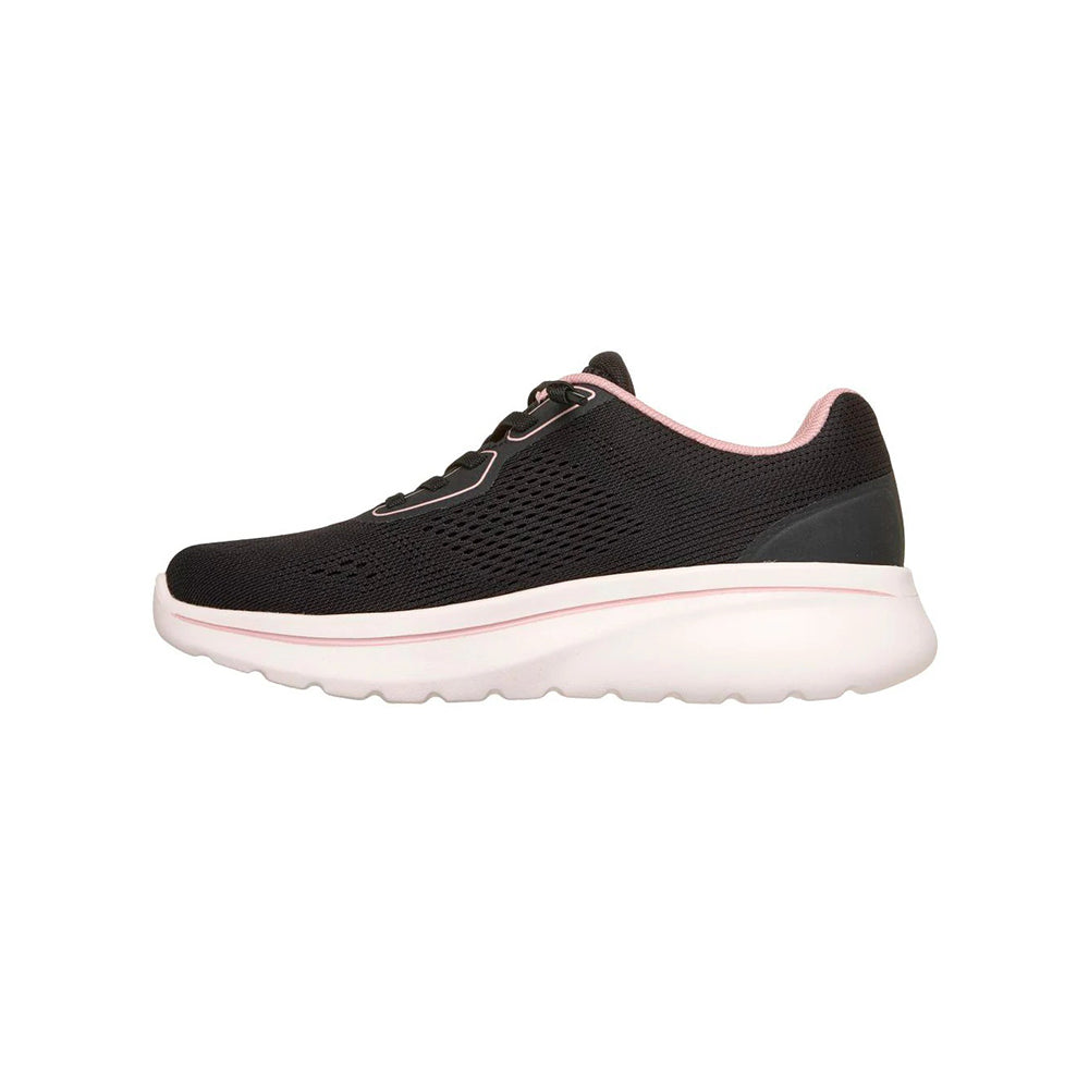 Tenis Mujer Skechers Go Walk Arch Fit - Negro
