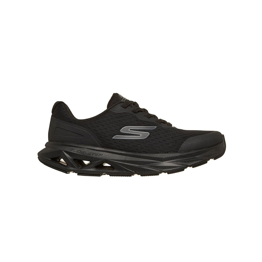 Tenis Skechers Mujer Mesh Slip On - Negro