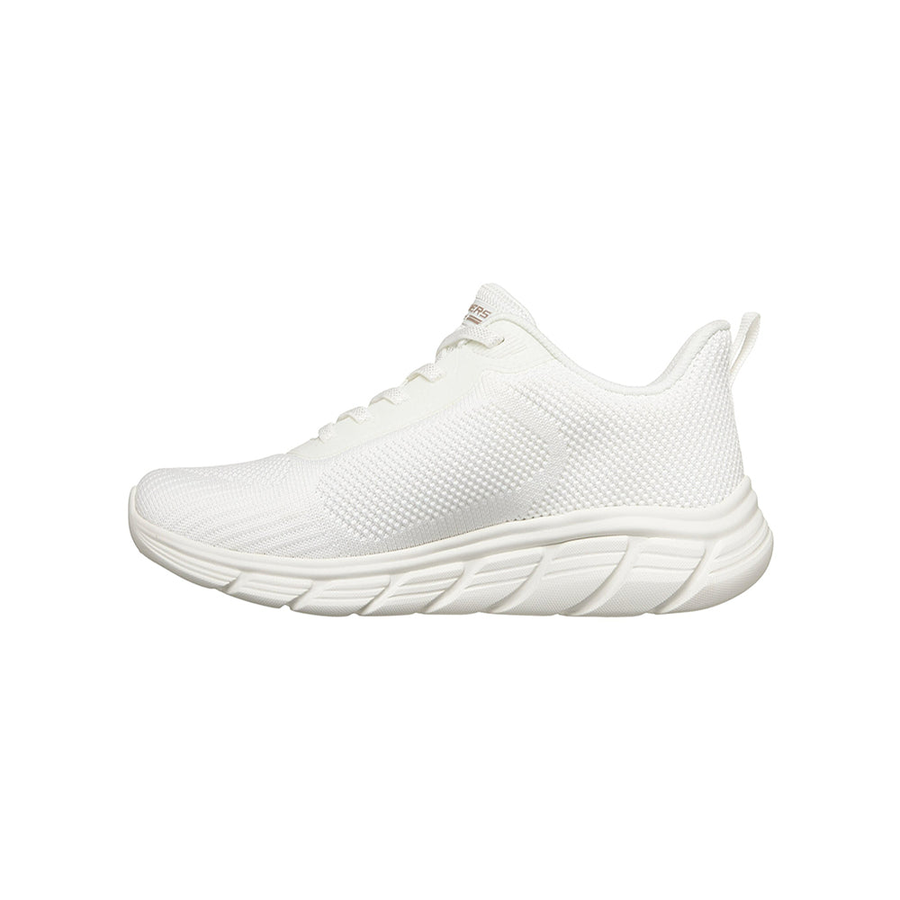 Tenis Skechers Mujer Bobs B Flexlo Memory Foam - Blanco