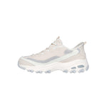 Tenis Skechers Mujer D'Lites Smooth Nostalgia - Beige