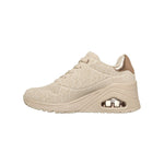 Tenis Skechers Mujer Uno Wedge Safari Daze - Beige