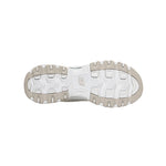 Tenis Mujer Skechers D'Lites Smooth Nostalgia - Blanco/Gris