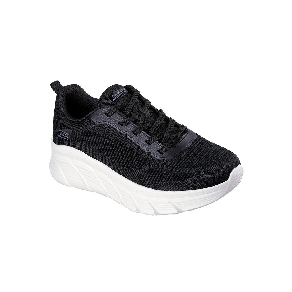 Tenis Skechers Hombre Bobs B Flex Hi - Negro/Blanco