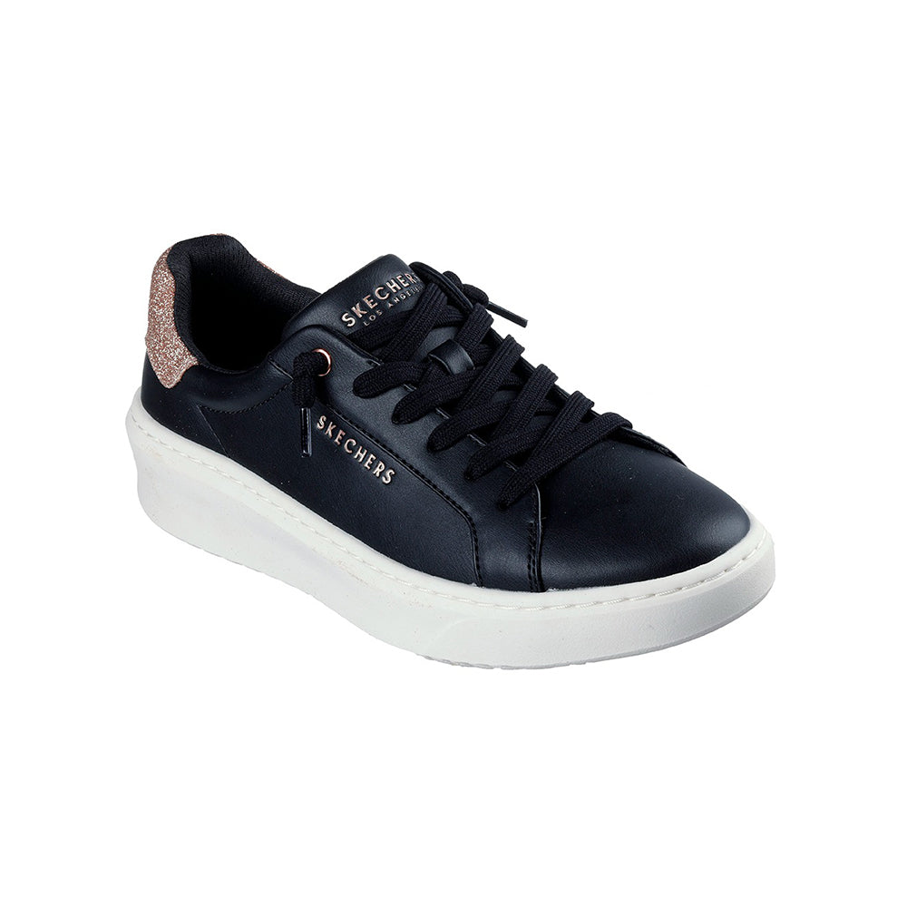 Tenis Mujer Skechers Court Break - Negro - Blanco