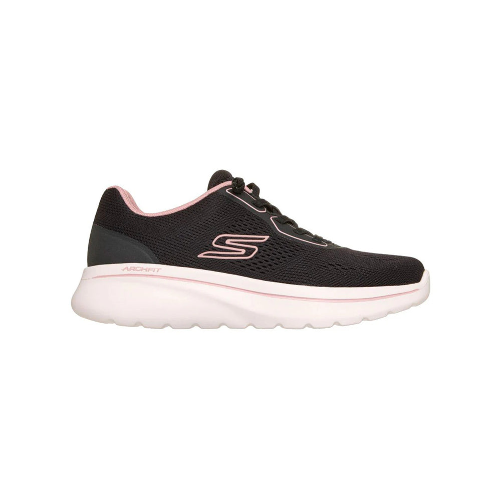 Tenis Mujer Skechers Go Walk Arch Fit - Negro