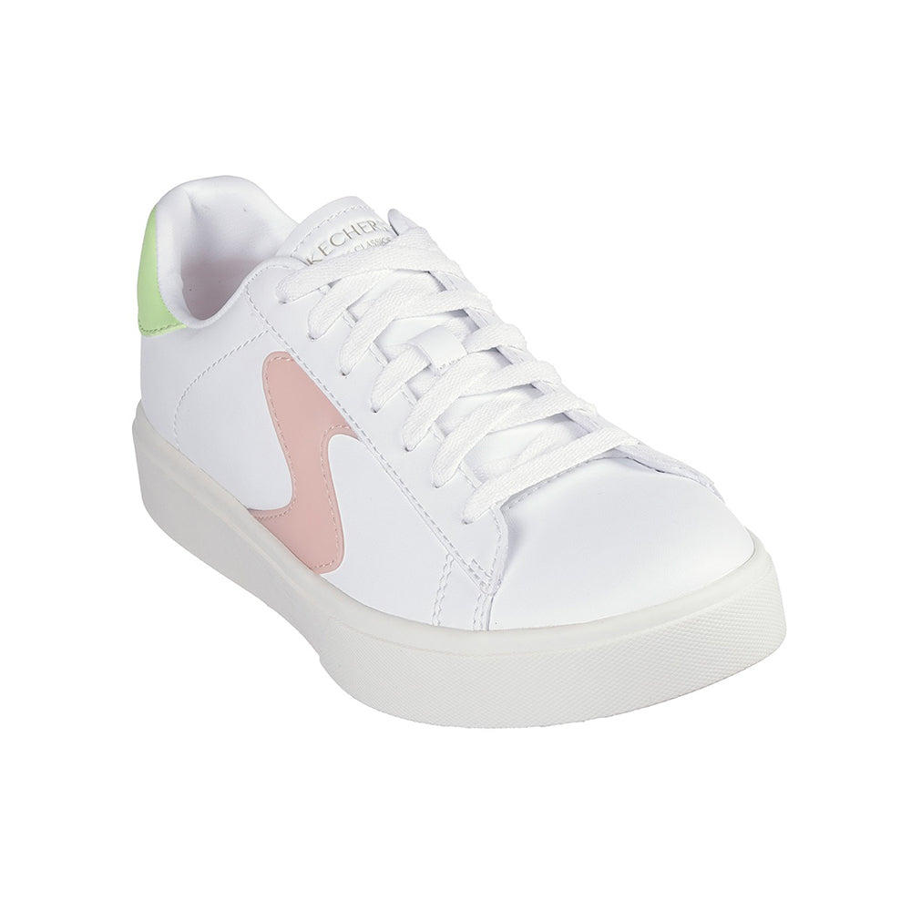 Tenis Mujer Skechers Top Grade - Blanco-Rosado
