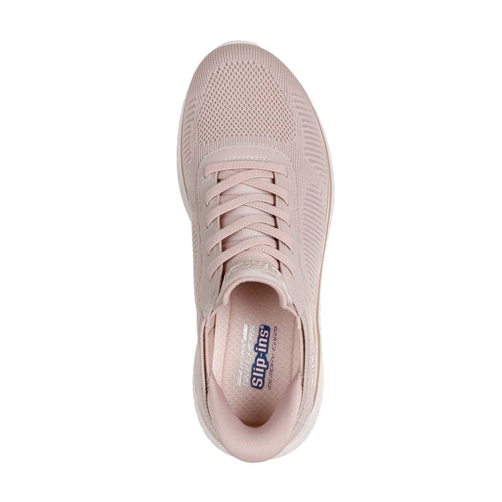 Tenis Mujer Skechers Bobs Squad Chaos - Rosa