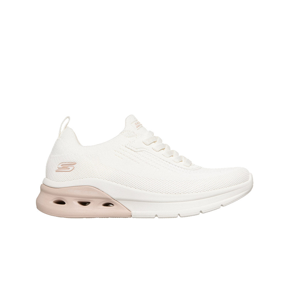 Tenis Skechers Mujer Bobs Arc Waves 2.0 Now Sprint - Blanco