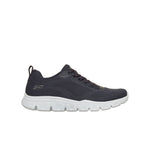Tenis SkechersMujer Engineered Knit Lace Up- Gris
