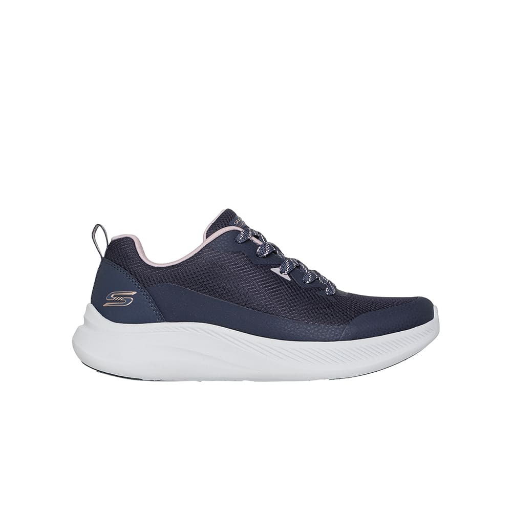 Tenis SkechersMujer Mesh Lace Up W/Hotmelt- Gris