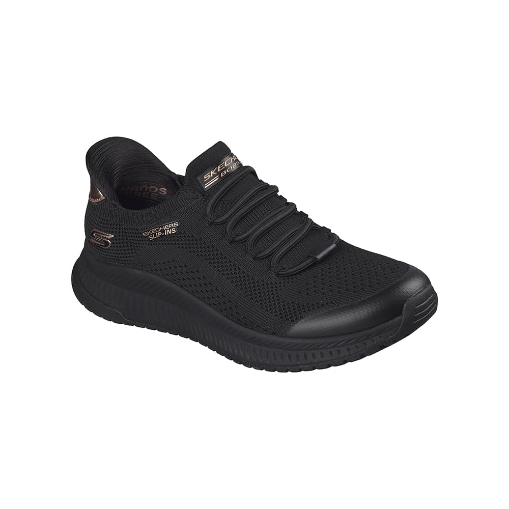 Tenis SkechersMujer Slip-Ins Engineered Knit- Negro
