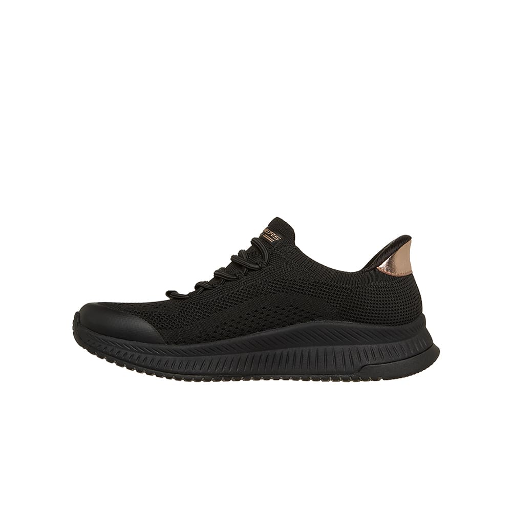 Tenis SkechersMujer Slip-Ins Engineered Knit- Negro