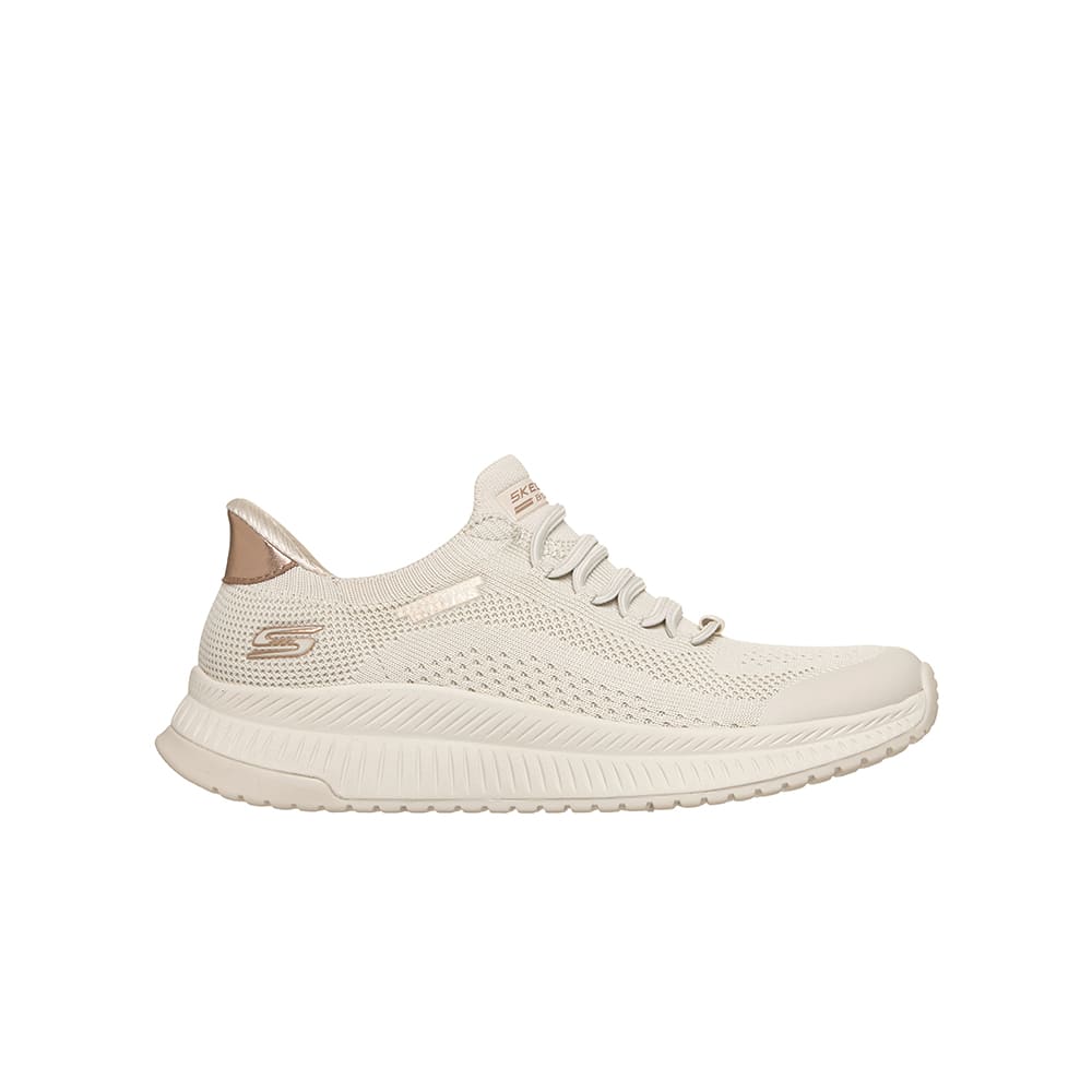Tenis SkechersMujer Slip-Ins Engineered Knit- Blanco