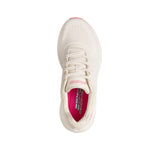 Tenis SkechersMujer Knit Mesh Lace Up- Rosado