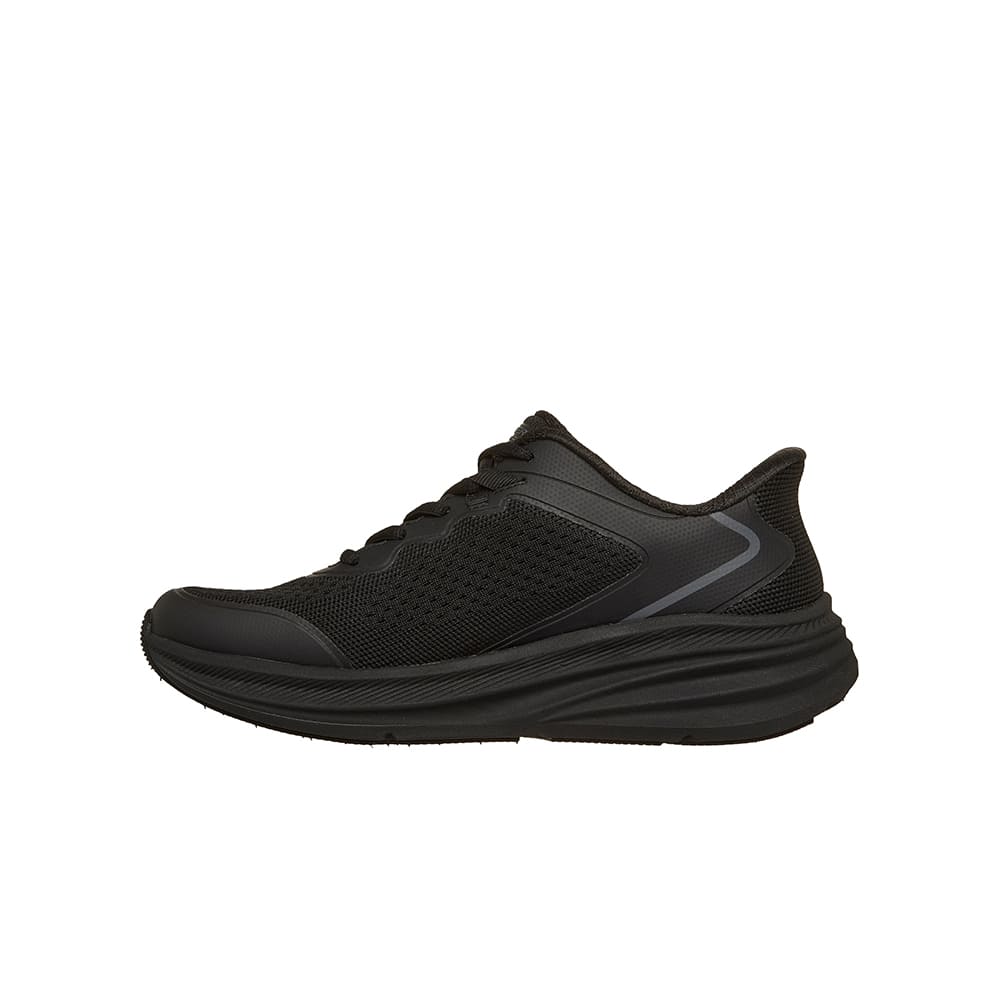 Tenis SkechersMujer Slip-Ins Fly Knit Bungee- Negro