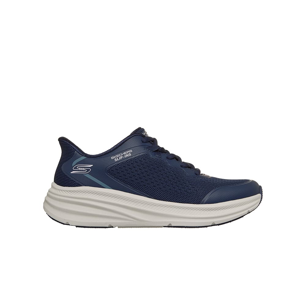Tenis SkechersMujer Slip-Ins Fly Knit Bungee- Azul