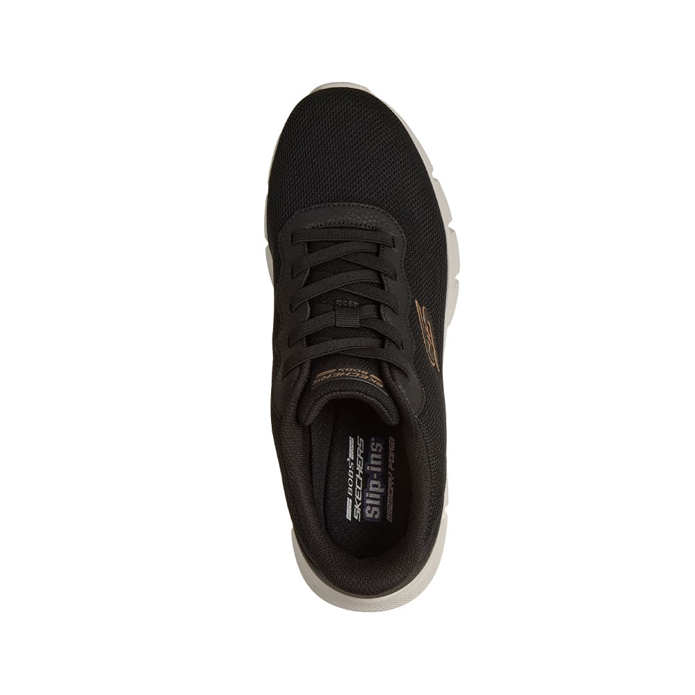 Tenis SkechersHombre Slip-Ins Bungee Mesh- Negro