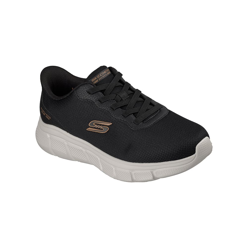 Tenis SkechersHombre Slip-Ins Bungee Mesh- Negro