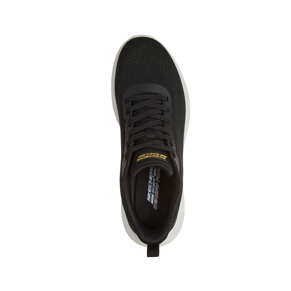 Tenis SkechersHombre Textured Engineered Knit- Negro
