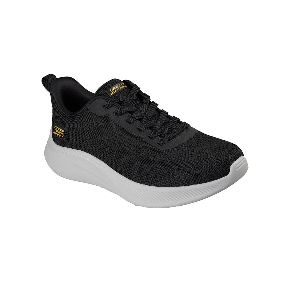 Tenis SkechersHombre Textured Engineered Knit- Negro