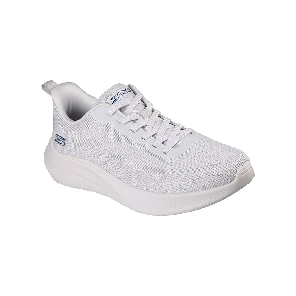 Tenis SkechersHombre Textured Engineered Knit- Blanco